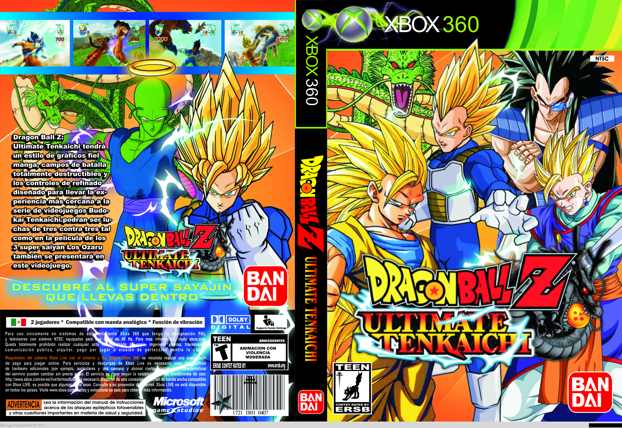 Dragon Ball Z: Ultimate Tenkaichi box cover