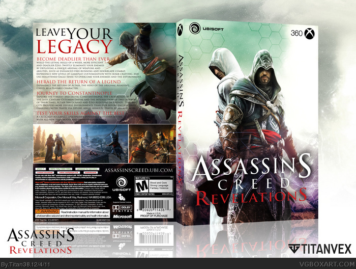 Assassin's Creed: Revelations box art cover