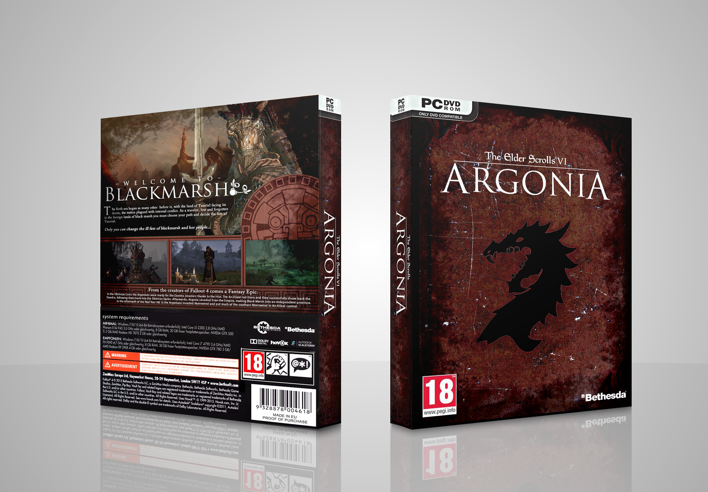 The Elder Scrolls VI: Argonia box cover