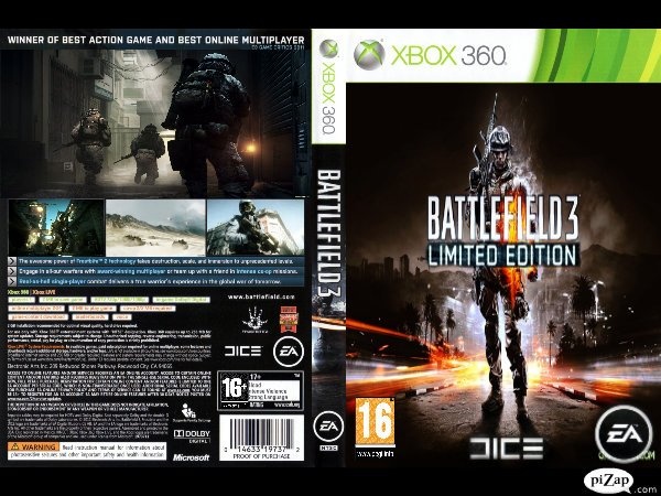 Battlefield 3 Limited Edition box cover