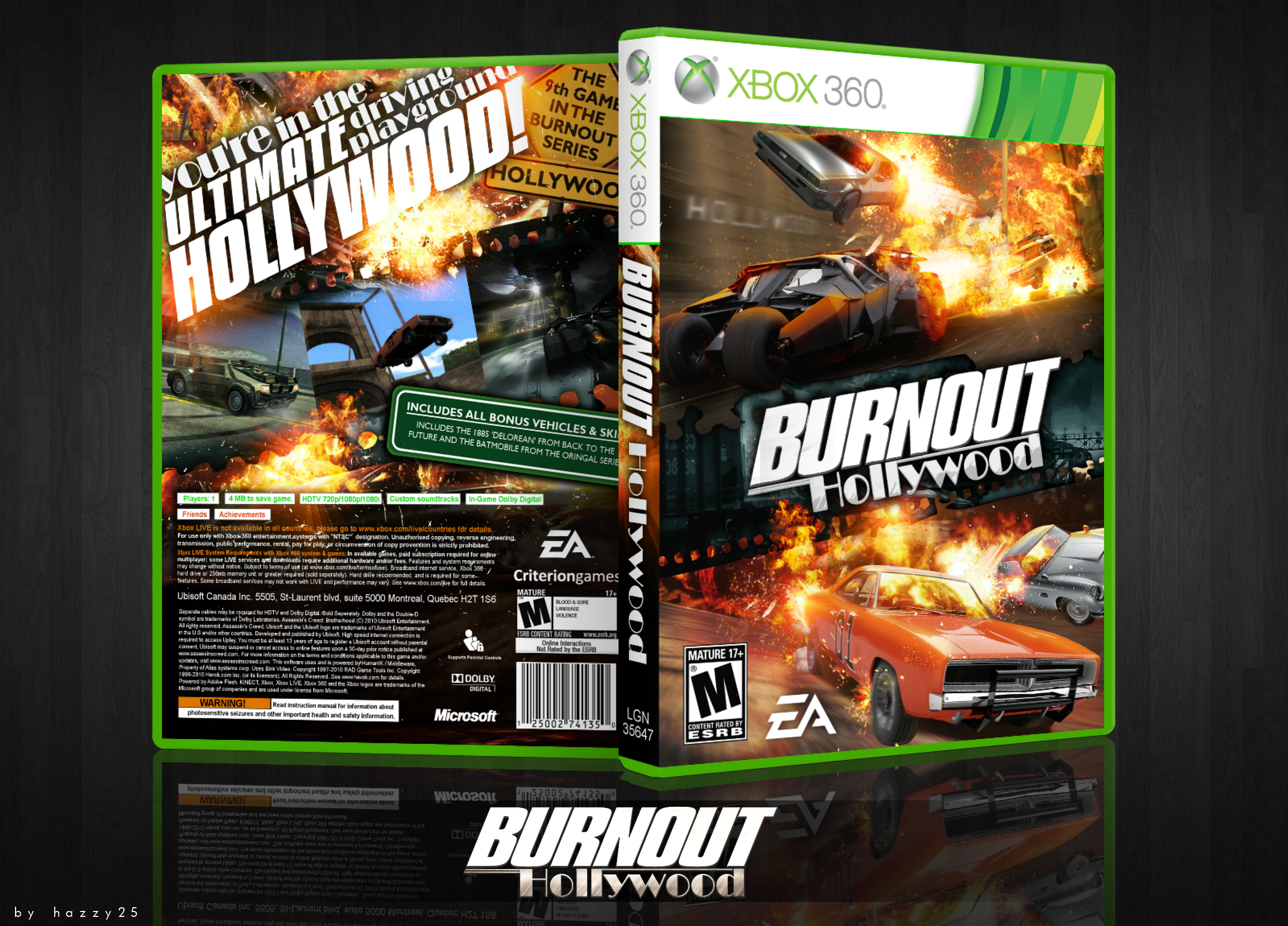 Burnout Hollywood box cover