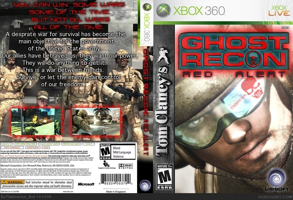 Tom Clancy's Ghost Recon: Red Alert box cover
