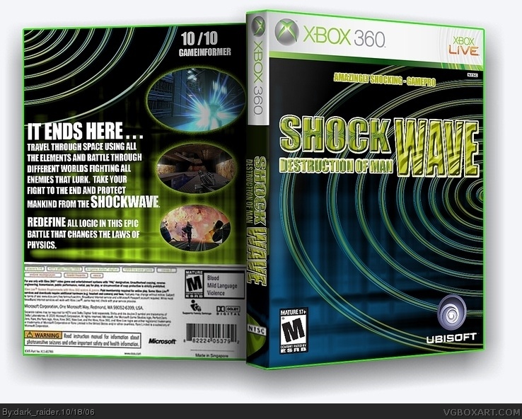 Shockwave: Destruction of Man box cover