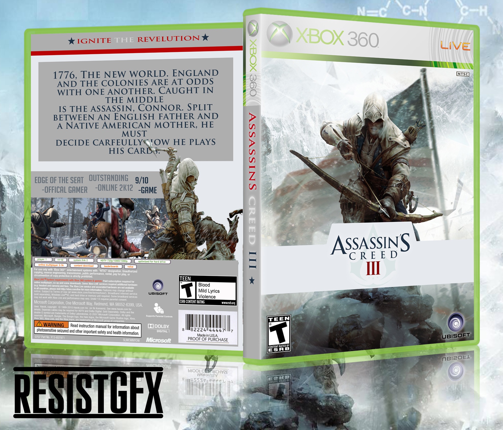 Assassins Creed III box cover