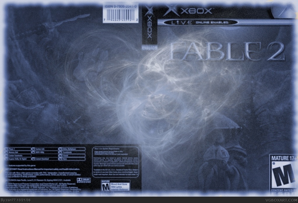 Fable 2 box cover