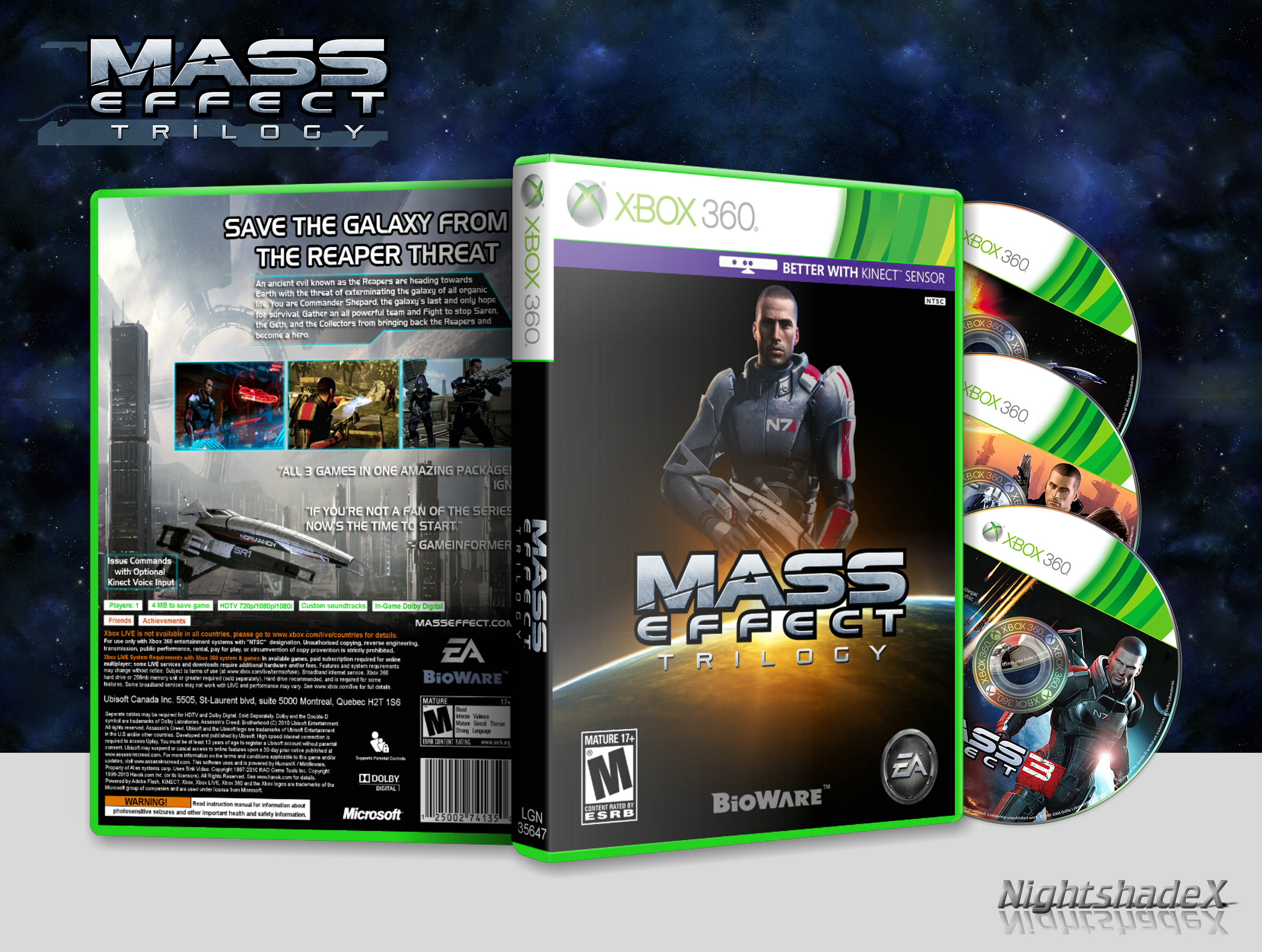 Mass Effect: Trilogy box cover