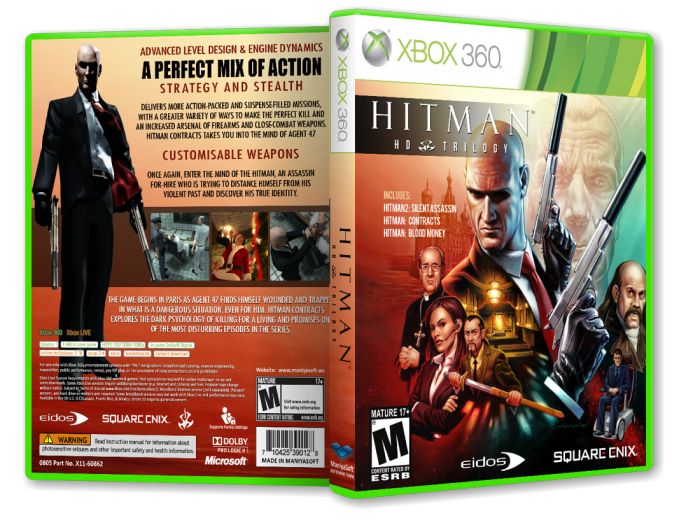 Hitman HD Trilogy box art cover