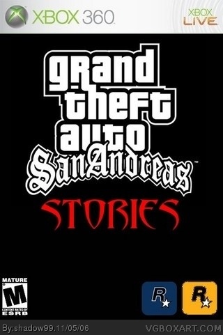 Grand theft Auto SanAndreas Stories box cover