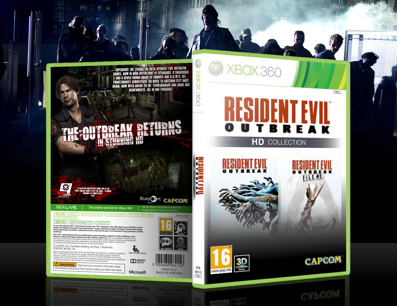 Resident Evil Outbreak: HD Collection box cover