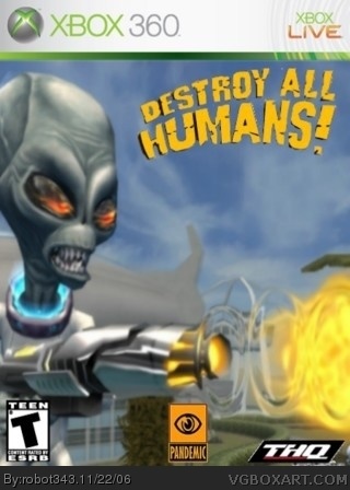 Destroy All Humans box cover