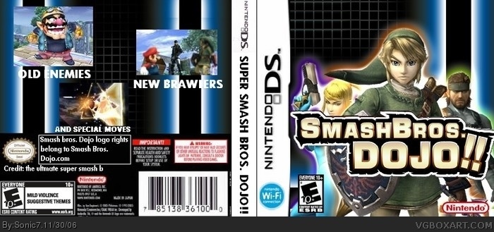 Smash Bros. Dojo!! box art cover