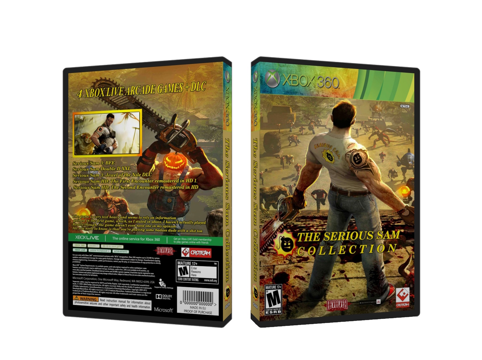 The Serious Sam Collection box cover