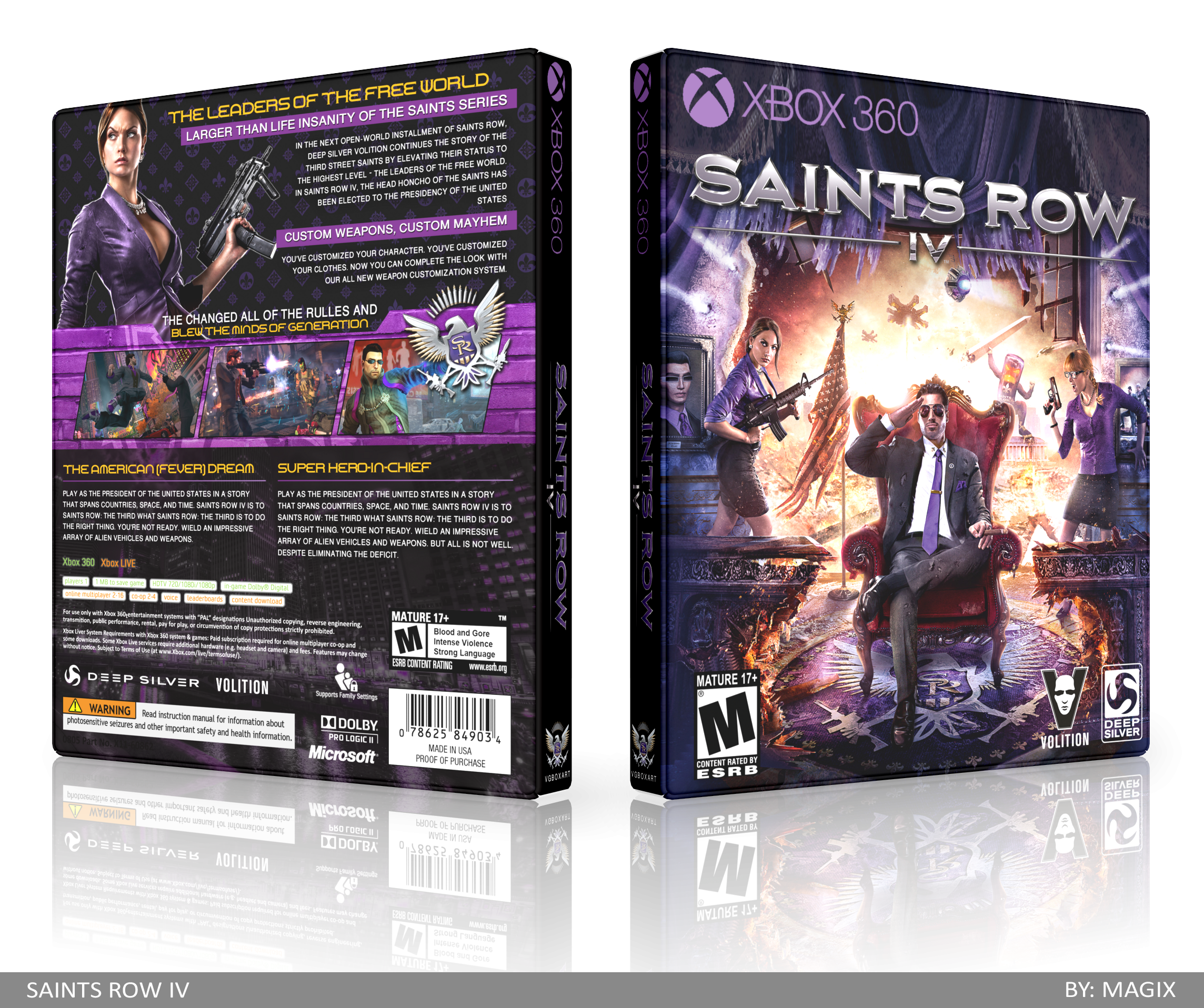 Saints Row IV box cover