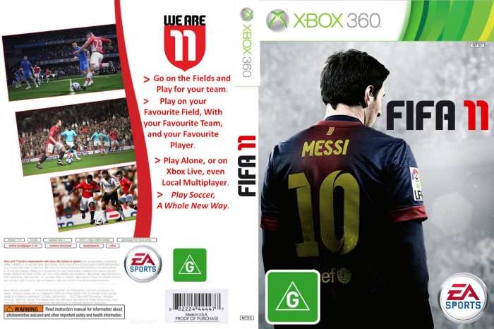 FIFA 11 box art cover