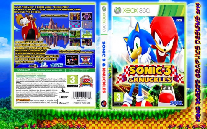 Sonic 3 & Knuckles box art cover