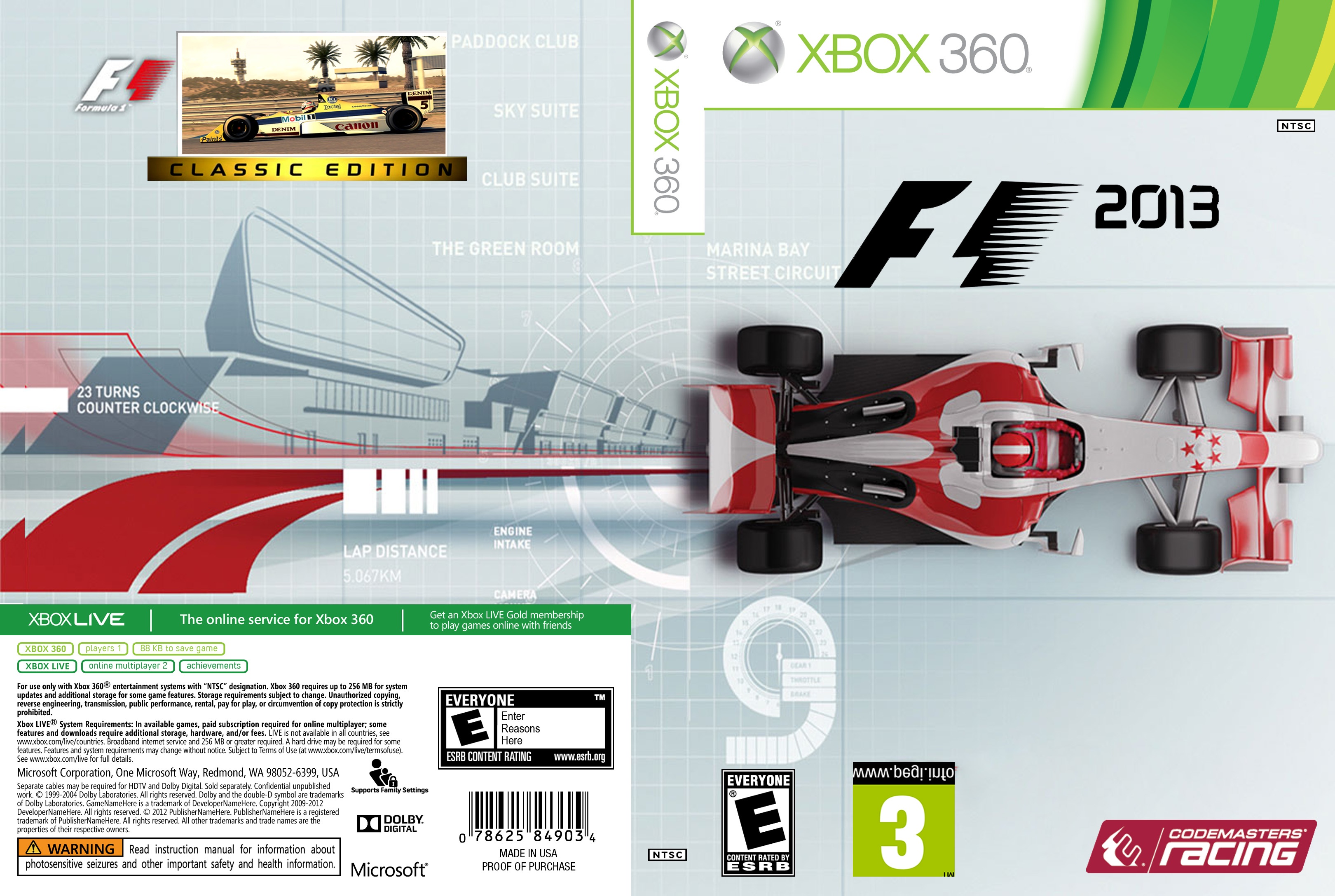 F1 2013 box cover