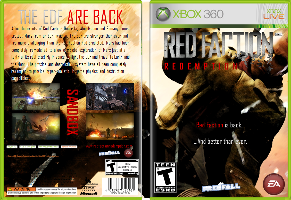 Red Faction: Redemption box cover