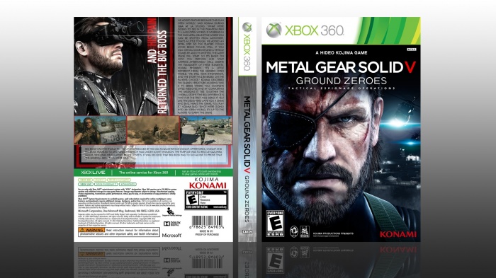 Metal Gear Solid V: Ground Zeroes box art cover