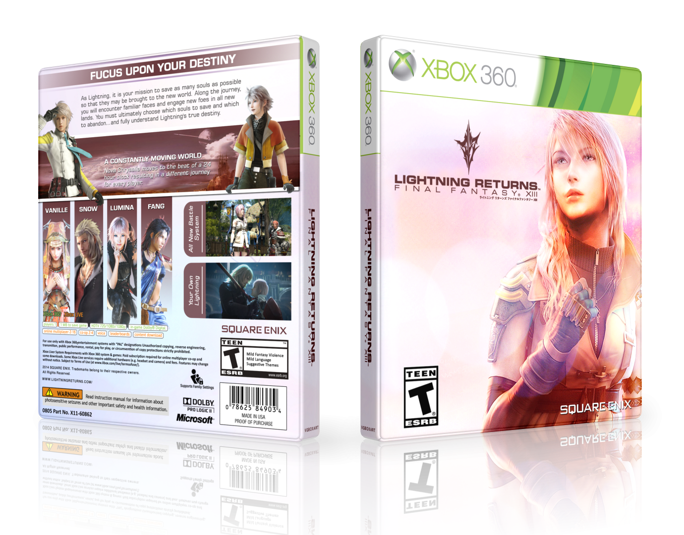 Lightning Returns: Final Fantasy XIII box cover