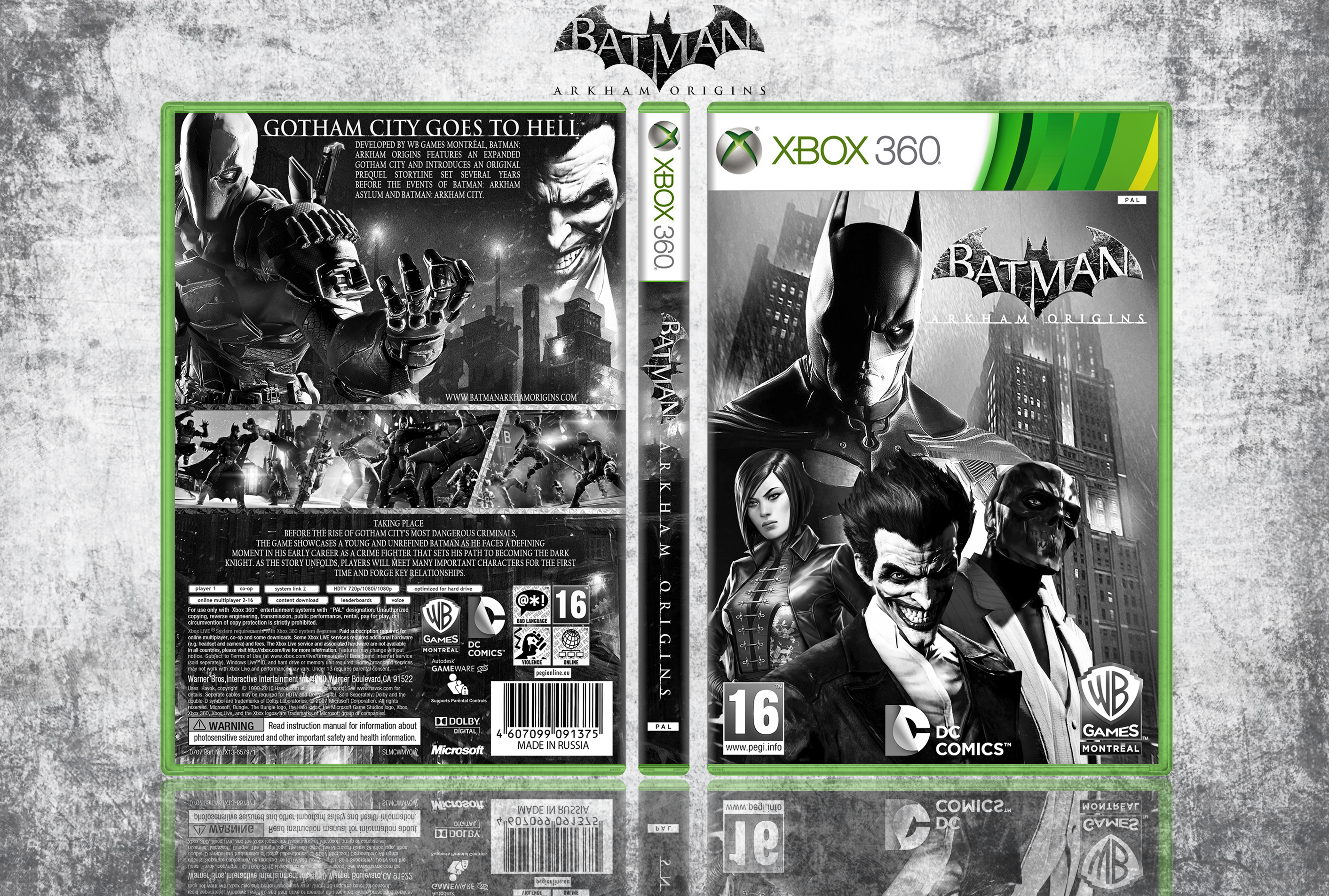 The Batman: Arkham Origins box cover