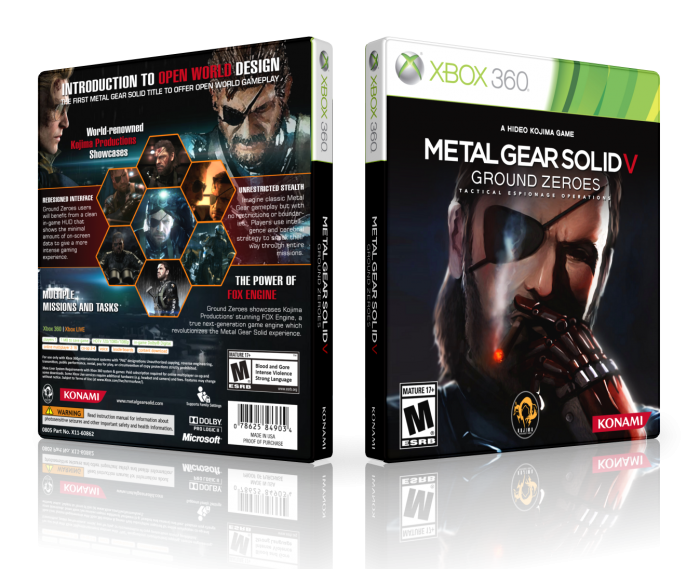 Metal Gear Solid V: Ground Zeroes box art cover