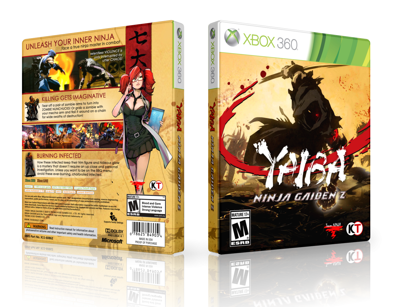 Yaiba: Ninja Gaiden Z box cover