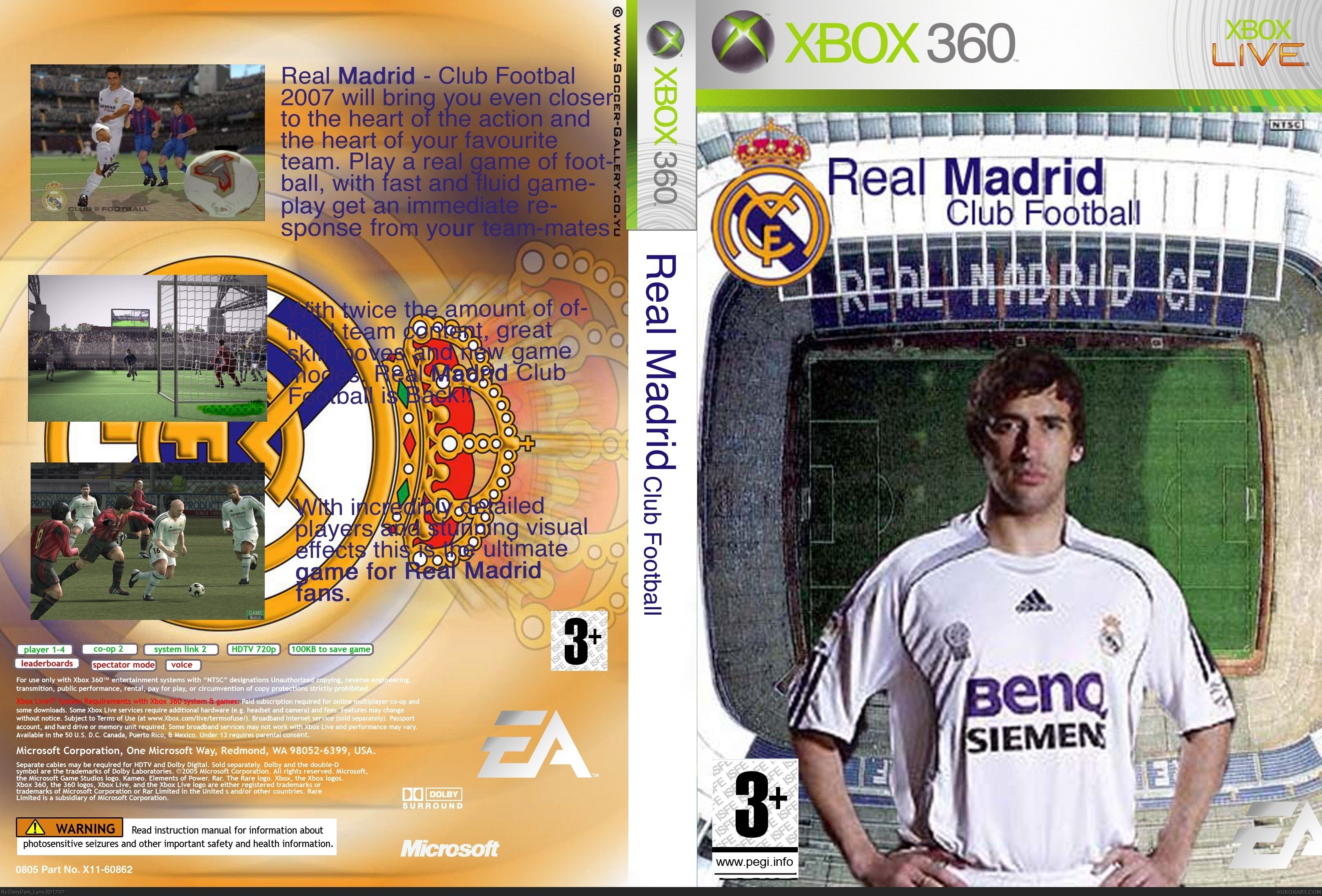 Real Madrid Football box cover