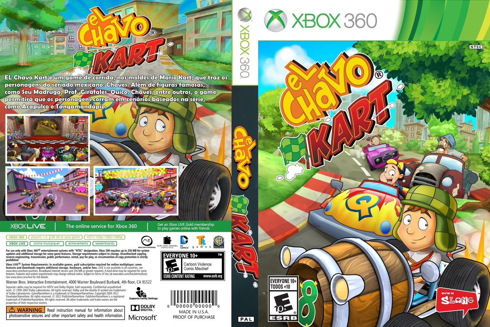 El Chavo Kart box cover