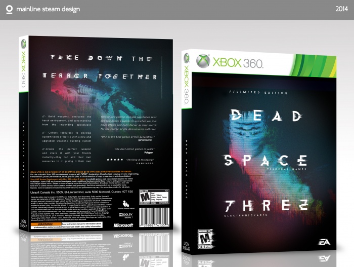 dead space 3 xbox 360 limited edition