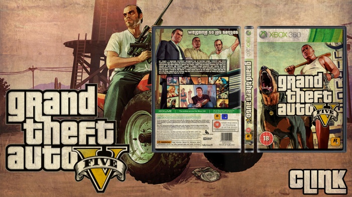 Grand Theft Auto V box art cover