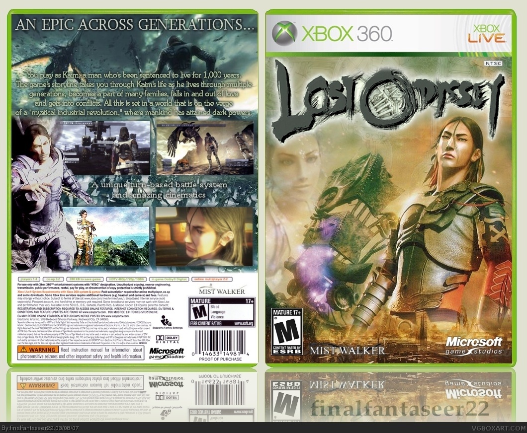 Lost Odyssey box cover