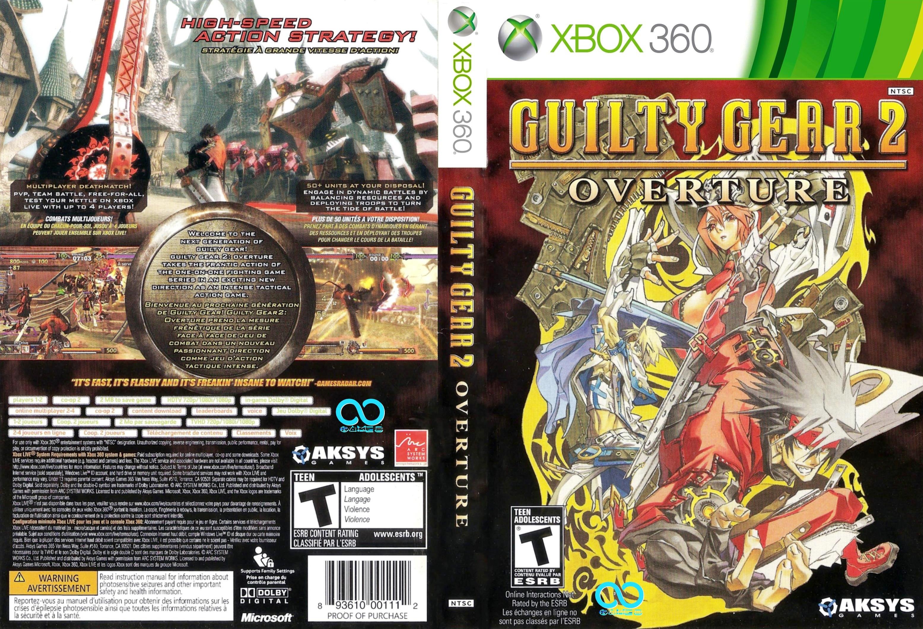 Guilty Gear 2: Overture box cover