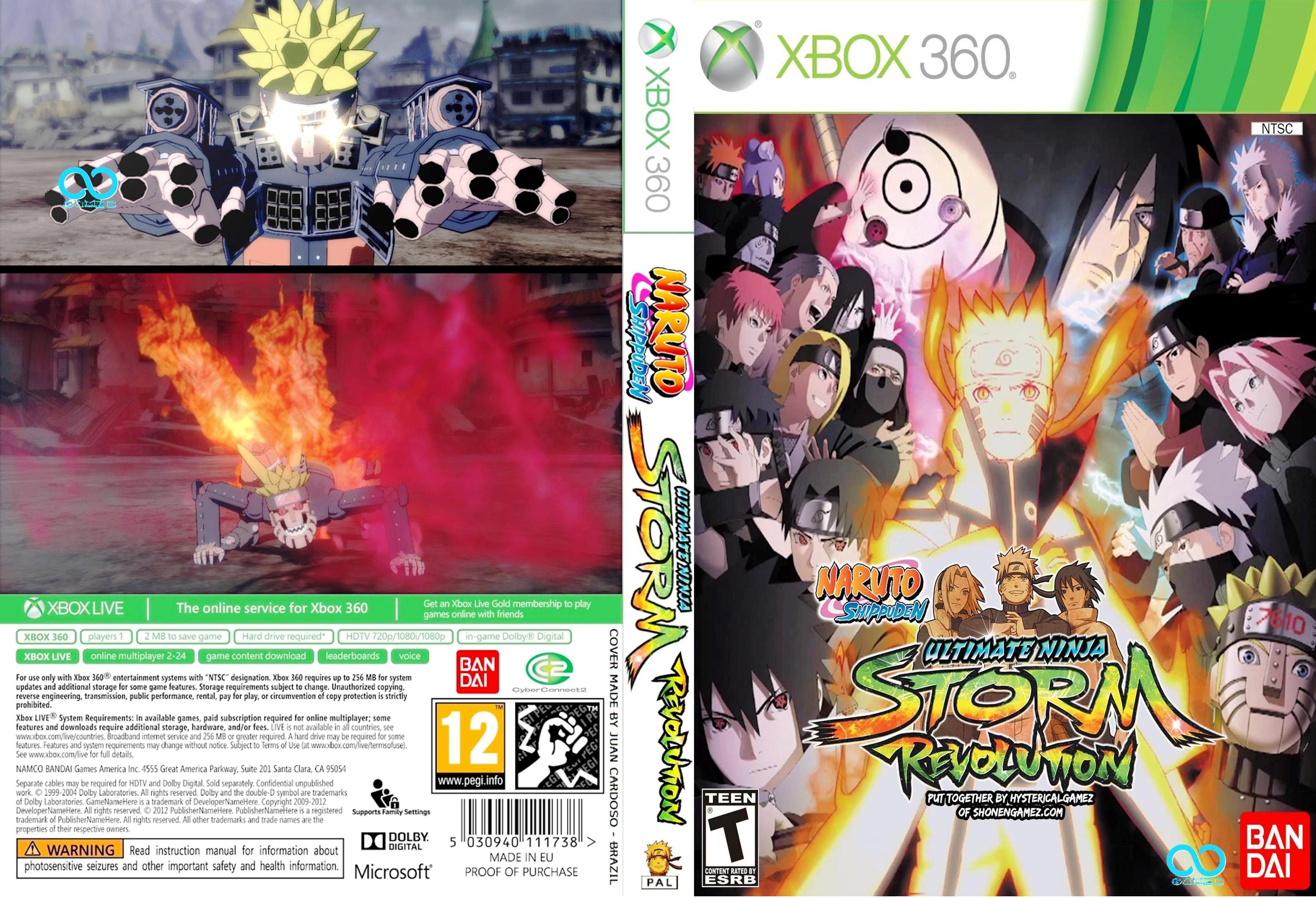 Naruto Shippuden: Ultimate Ninja Storm: Revol box cover