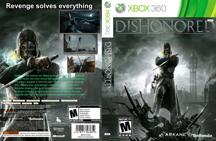 Dishonored box art cover