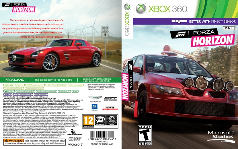 Forza Horizon box cover