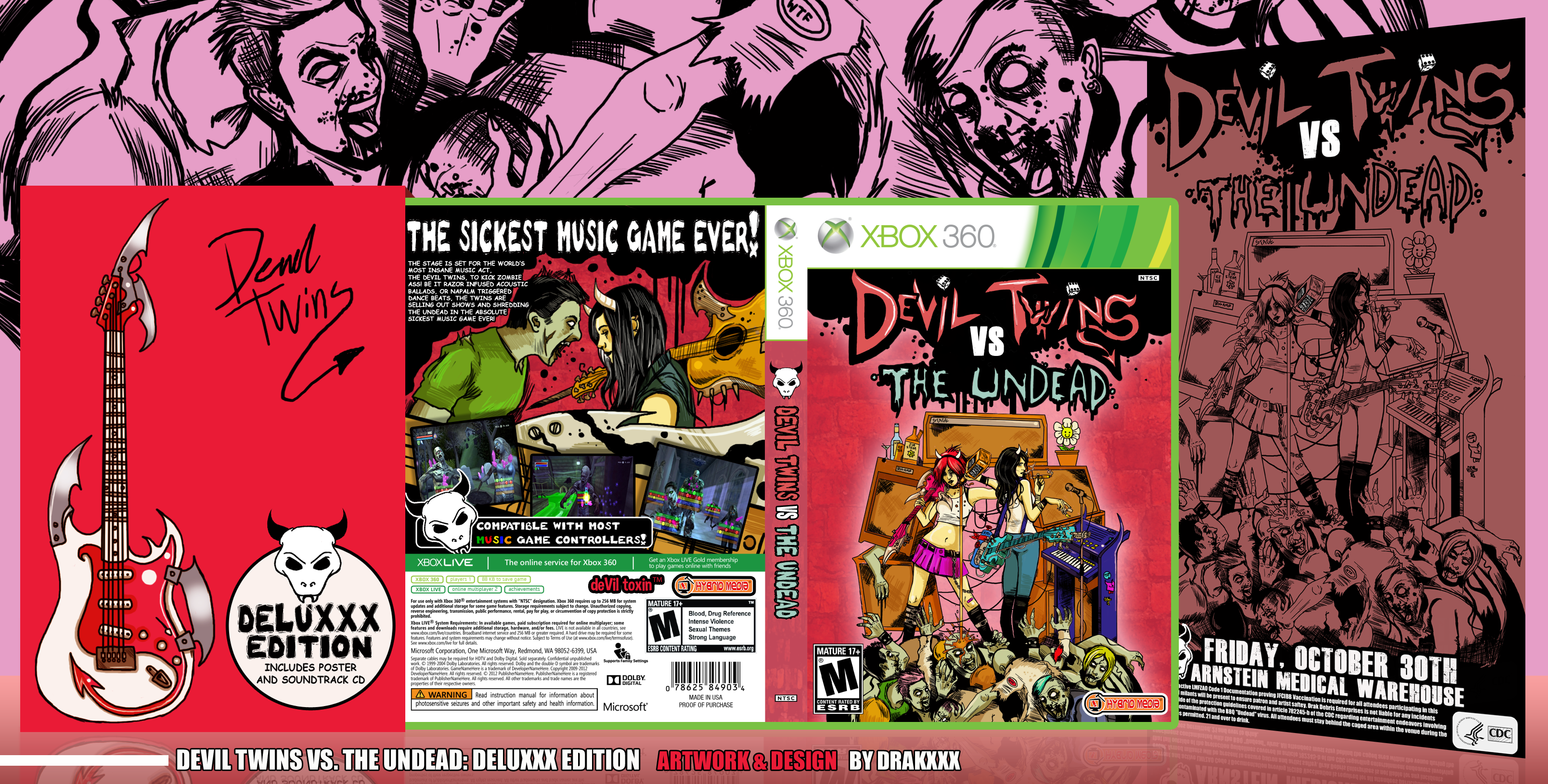 Devil Twins vs. The Undead: Deluxxx Edition box cover