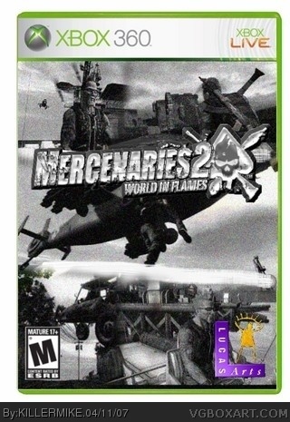 mercenaries 2 box cover