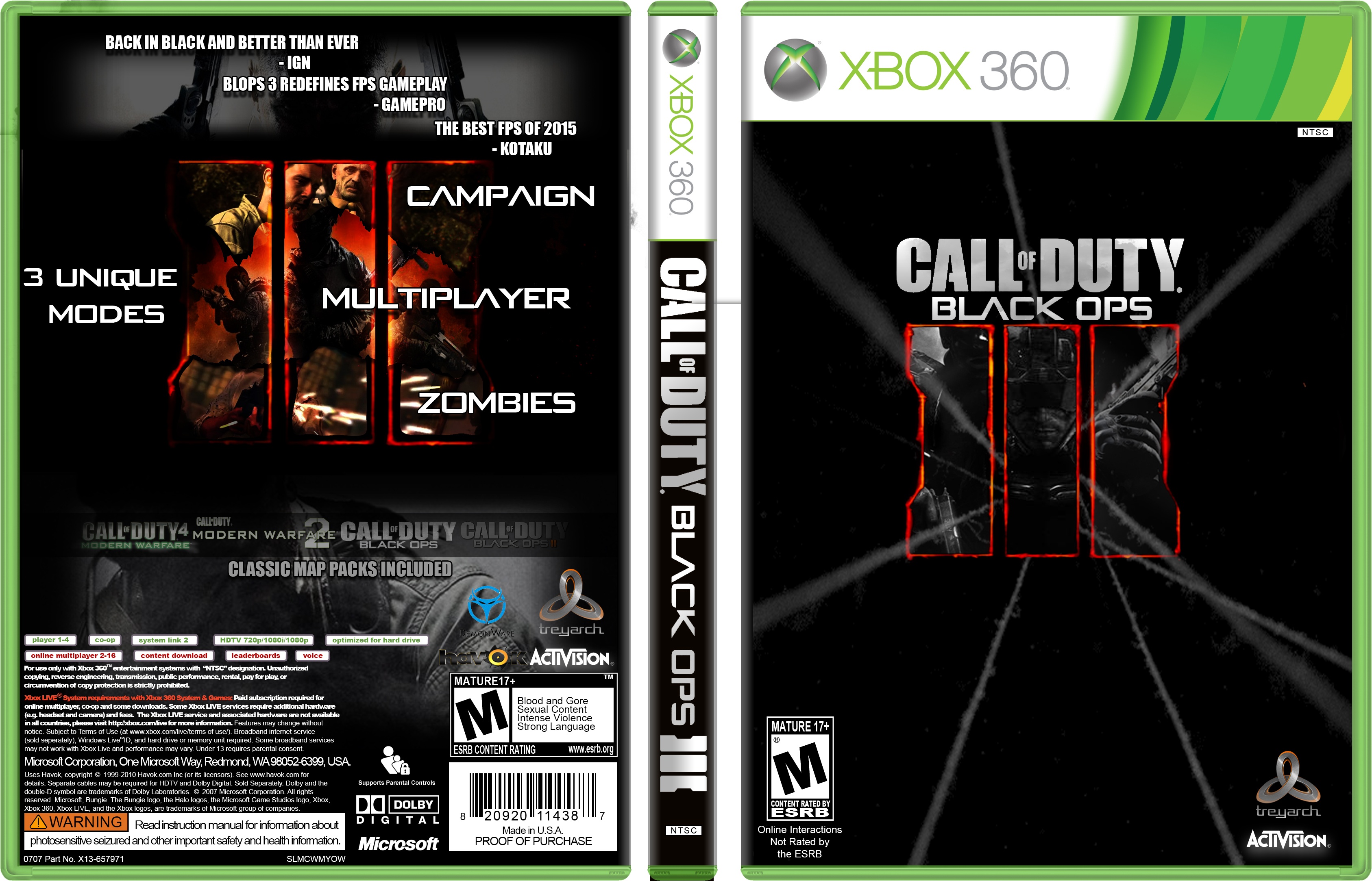 Call Of Duty - Black Ops 3 box cover