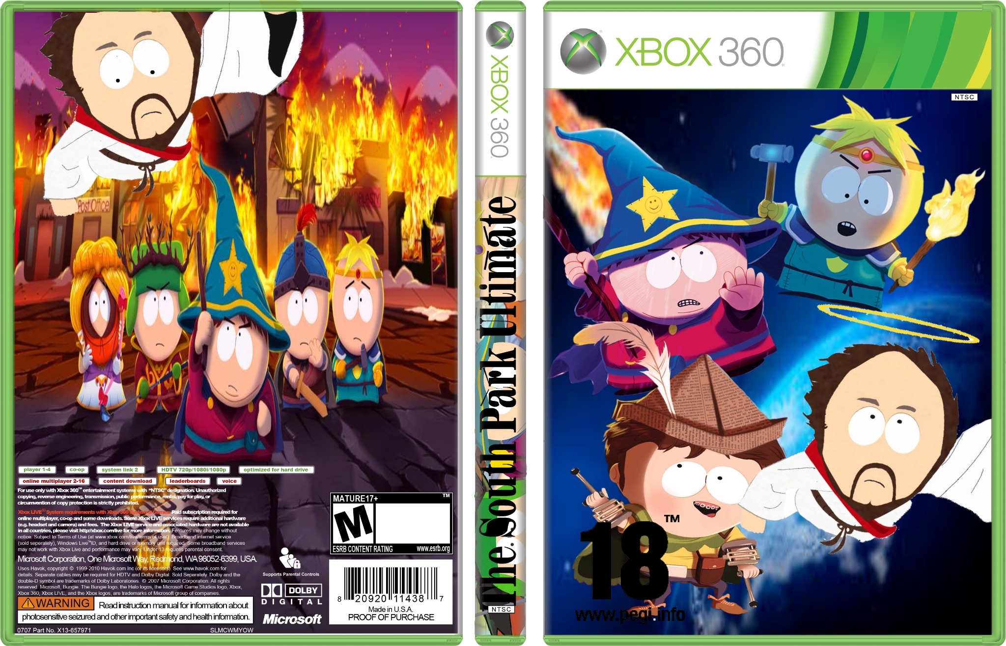 The south park ultimate box cover