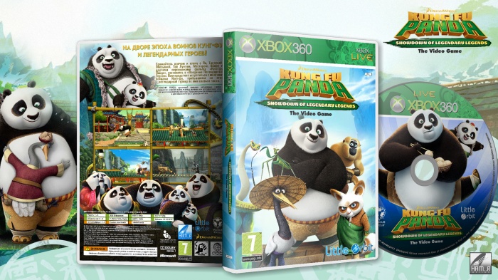 Kung Fu Panda Showdown of Legendary Legends box art cover