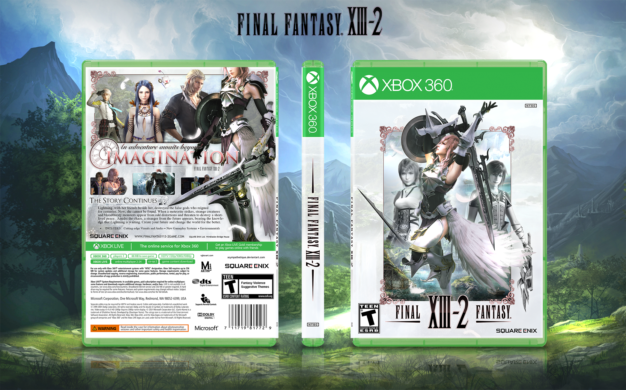Final Fantasy XIII-2 box cover