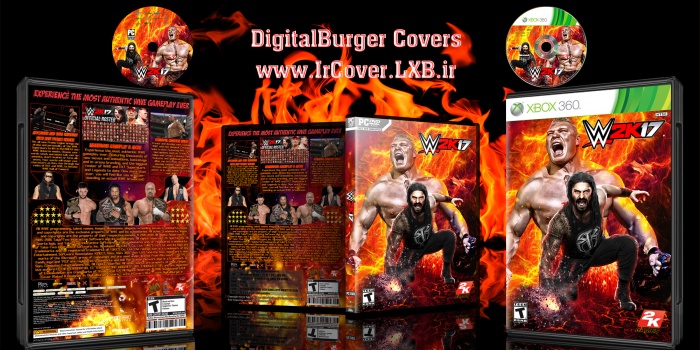 WWE 2K17 box art cover
