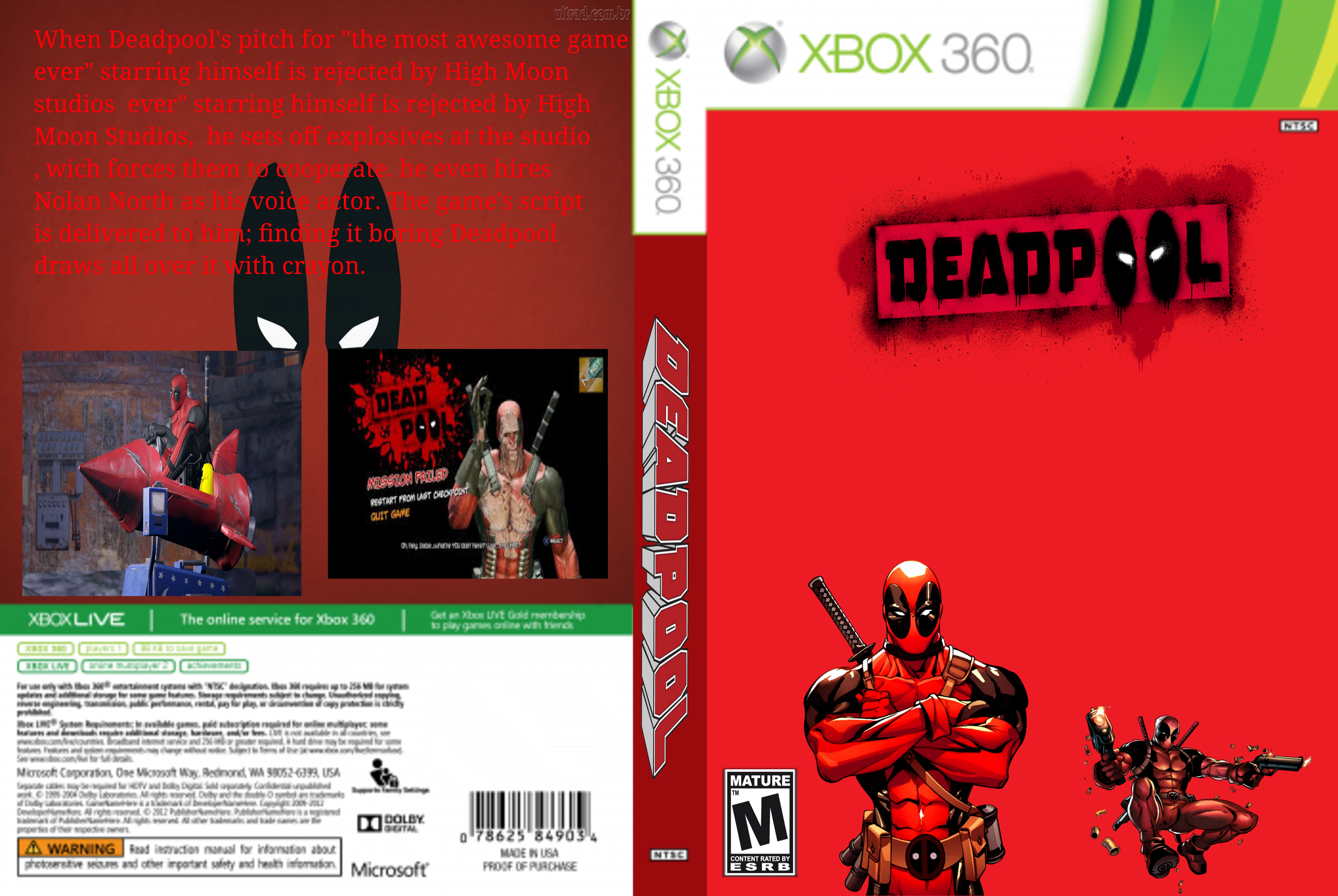 Deadpool - The Game box cover