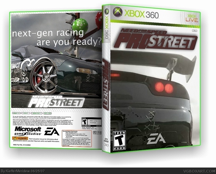 Need for Speed: ProStreet box cover