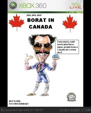 Borat: In Canada box cover