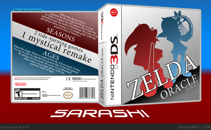 Zelda: Oracle Series box art cover