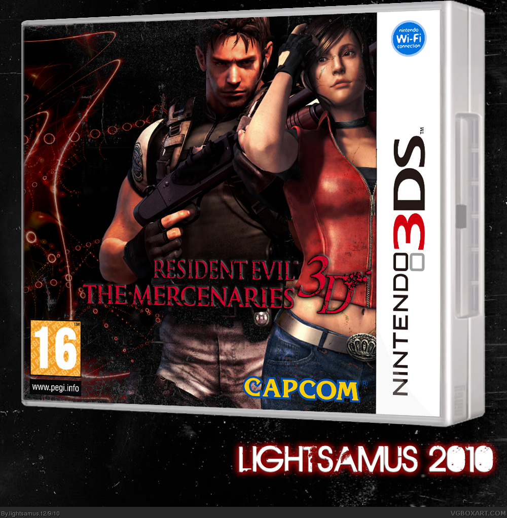 Resident Evil: The Mercenaries 3D box cover