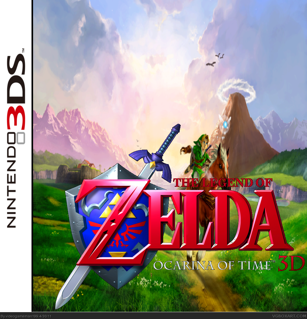 The Legend of Zelda: Ocarina of Time 3D box cover