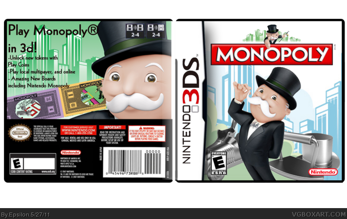 Monopoly box art cover