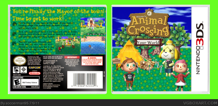 Animal Crossing: Your World box art cover